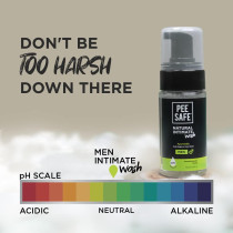 Pee Safe Natural Intimate Wash for Men With Tea Tree Essential Oil, 200ml