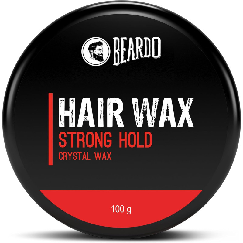 Beardo Hair Wax Strong Hold With Natural Crystal Wax, 100g