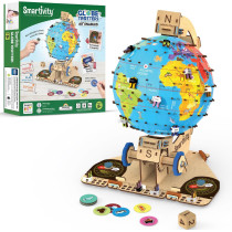 Smartivity Globe Trotters DIY Educational Toy With Interactive Learning, Blue
