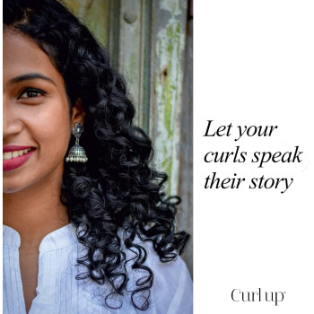 Curl Up Curl Care Combo Shampoo, Conditioner And Leave-In Curl Defining Cream With Sulphate, Paraben & Silicone Free for Wavy & Curly Hair
