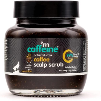 Mcaffeine Anti Dandruff Coffee Scalp Scrub For Men And Women, Exfoliates, Reduces Flakes And Itchiness, For All Scalp Types, Sulfate And Paraben Free 250gm