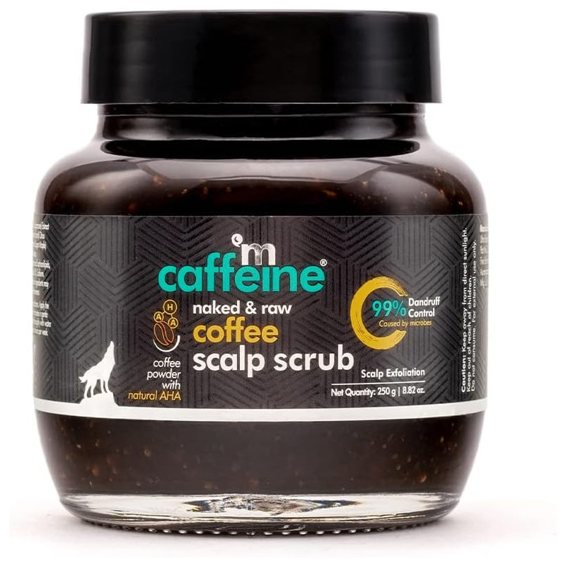 Mcaffeine Anti Dandruff Coffee Scalp Scrub For Men And Women, Exfoliates, Reduces Flakes And Itchiness, For All Scalp Types, Sulfate And Paraben Free 250gm