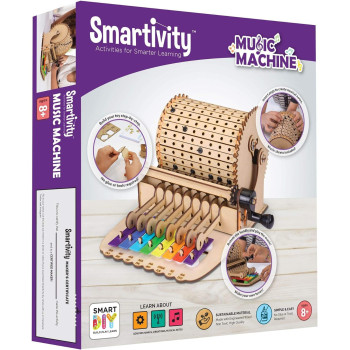 Smartivity Music Machine With Mechanical Action STEM Kit for Kids 8 years and above, Science & Engineering Building Project