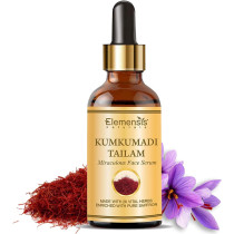 Elemensis Naturals Kumkumadi Face Oil With Brightening And Whitening Serum, Anti-Aging And Glowing Skin, 20ml