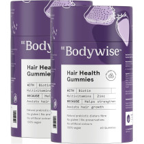 Bodywise Hair Gummies With 120 Day Pack, Supports Healthy Hair Growth & Strength