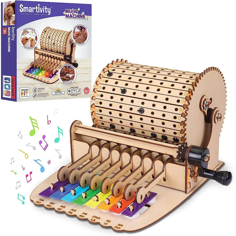 Smartivity Mechanical Xylofun Music Fun With Mechanical STEM Kit for Creating and Playing a Xylophone