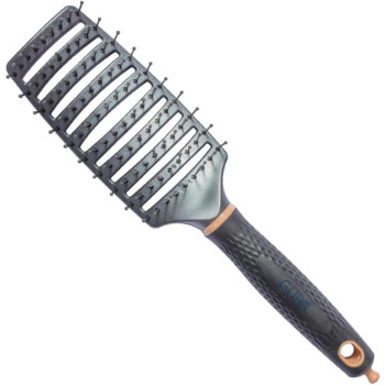 Gubb Elite Vented Hair Brush Ideal for Blow Drying & Detangling, Includes Sectioning Pin, Flexible Bristles, Stylish & Convenient
