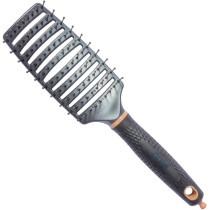 Gubb Elite Vented Hair Brush Ideal for Blow Drying & Detangling, Includes Sectioning Pin, Flexible Bristles, Stylish & Convenient