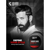 Beardo Stronghold Hair Wax for Glossy Shine & Strong Hair Hold, Pack Of 2 x 100 g