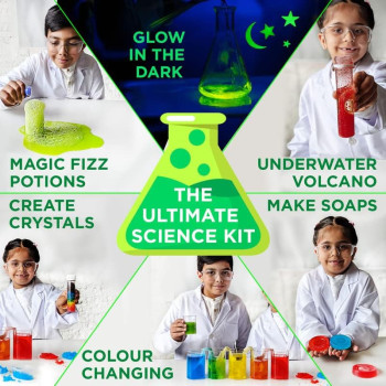 Einstein Box Science Gift Set, Includes Slime Kit, Science Kit, and Electricity Kit, Perfect Toys for Boys & Girls Ages 5 Years And Above