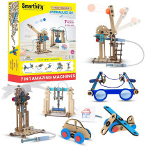 Smartivity 7 in 1 Multi-Builds Hydraulic Kit, STEM DIY Toy for Boys And Girls 6 to 12 years, Science & Engineering Educational Game