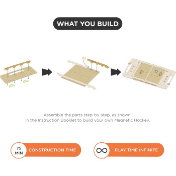 Smartivity Magnetic Hockey STEM DIY Fun Toys, Educational & Construction based Activity Game for Kids 8 to 14, Gifts for Boys & Girls