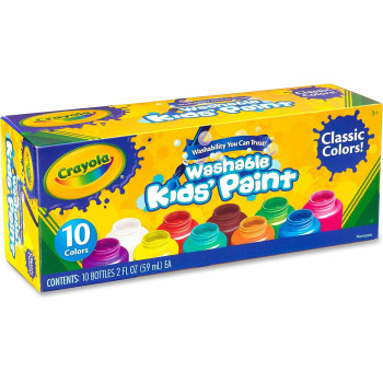 Crayola Washable Kids Set Activity Paint, Multicolour