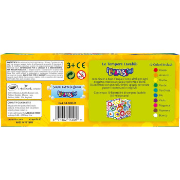 Crayola Washable Kids Set Activity Paint, Multicolour