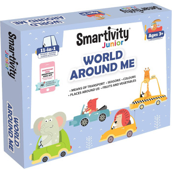 Smartivity Junior World Around Me Educational DIY Toy, Blue