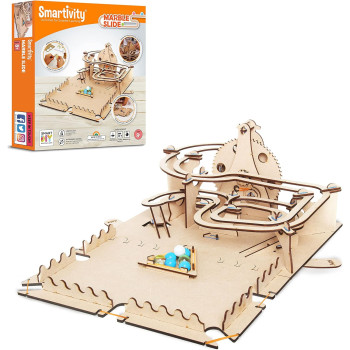 Smartivity Roller Coaster Marble Slide STEM Kit, Educational DIY Toy for Girls and Boys, Fun Science Project
