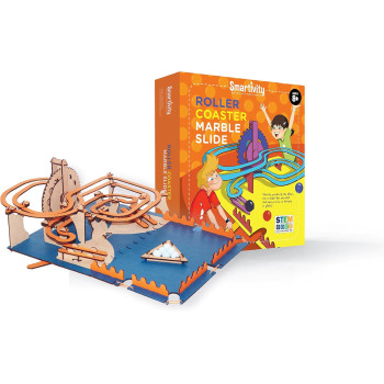 Smartivity Roller Coaster Marble Slide, STEM Educational Toy for Kids 8+ Years