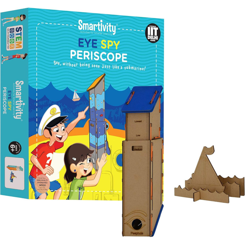 Smartivity Eye Spy Periscope For 6+ Years Boys and Girls, STEM, Learning, Educational and Construction Activity Toy Gift, Multicolour