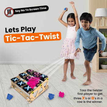 Smartivity Tic Tac Twist Game For Kids, Multicolour