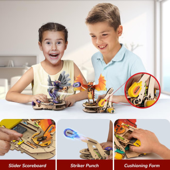 Smartivity DIY Robotic Dragons, STEM Fun Fighting Game, Multiplayer Toy for Boys & Girls Age 6 to 14 Years Old
