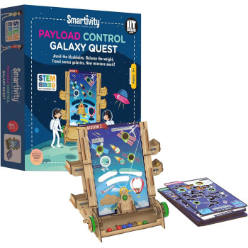 Smartivity Payload Control Space Galaxy Quest STEM DIY Fun Toys for Kids Age 6 To14 Years Old, Educational & Construction based Activity Game, Birthday Gifts for Boys & Girls