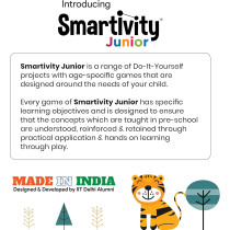 Smartivity Junior Shapes and Opposites Educational DIY Toy, Beige