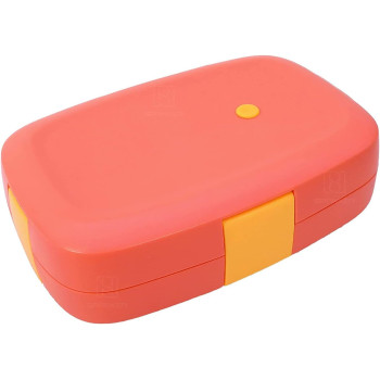Dream Doodle Lunch Box For Kids And Adults With Air-Proof Vacuum Insulated, Stainless Steel, Orange
