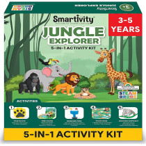 Smartivity Jungle Explorer Activity Kit for 3 to 5 Years Kids 5 in 1 Fun Activities Toys for Girls And Boys