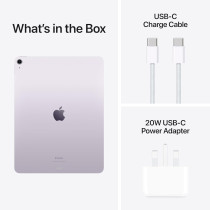 Apple Ipad Air 6th Gen, 13 inch, 256 GB, M2 chip, Wifi, Liquid Retina Display, Purple MV2H3, 1 Year warranty