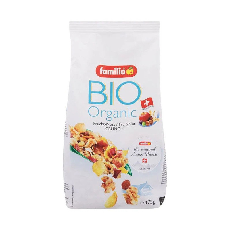 Familia Organic Fruit And Nut Crunch 375g