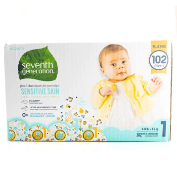 Seventh Generation Sustainable Free And Clear Diapers Stage 1