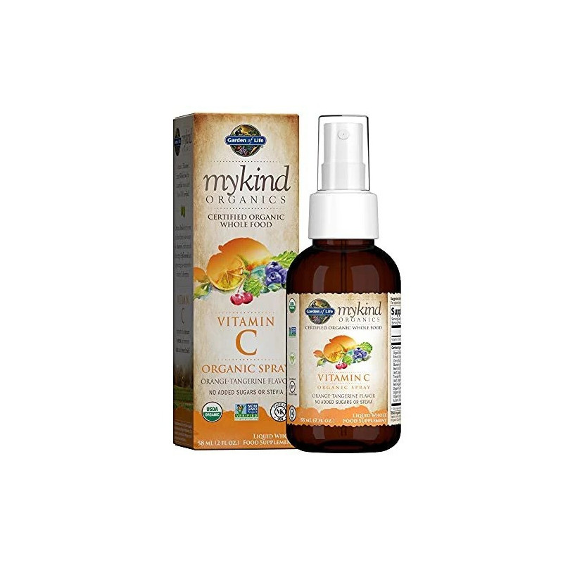 Garden Of Life Organic Vitamin C Spray Orange Flavour 58 ml