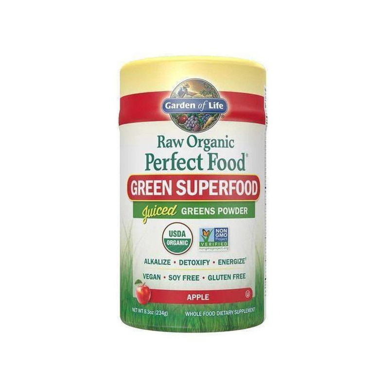 Garden Of Life Organic Perfect Food Powder Apple Flavour 221 g