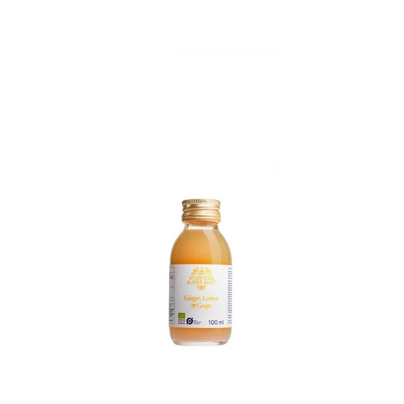 Ayurveda Organic Ginger Lemon Grape Super Shot 100ml