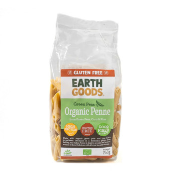Earth Goods Organic Green Peas Penne 250g
