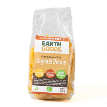 Earth Goods Organic Gluten Free Wholegrain Penne 250g