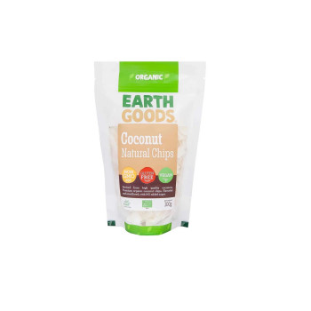 Earth Goods Organic Coconut Natural Chips 100g