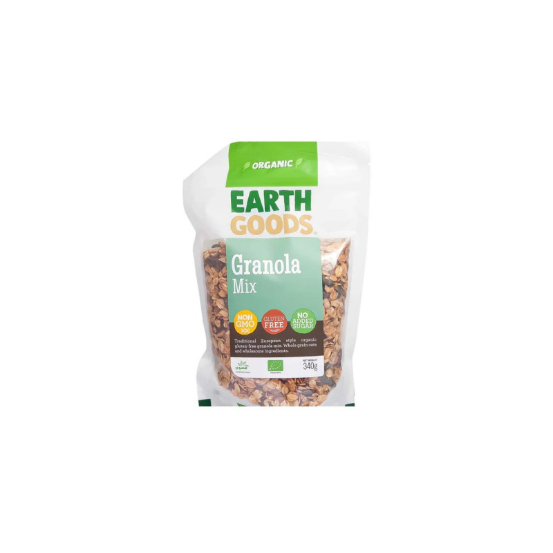 Earth Goods Organic Gluten Free Granola Mix 340g