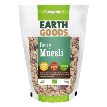 Earth Goods Organic Gluten free Berry Muesli 340g