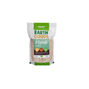 Earth Goods Organic 4 Cereal Flakes 500g