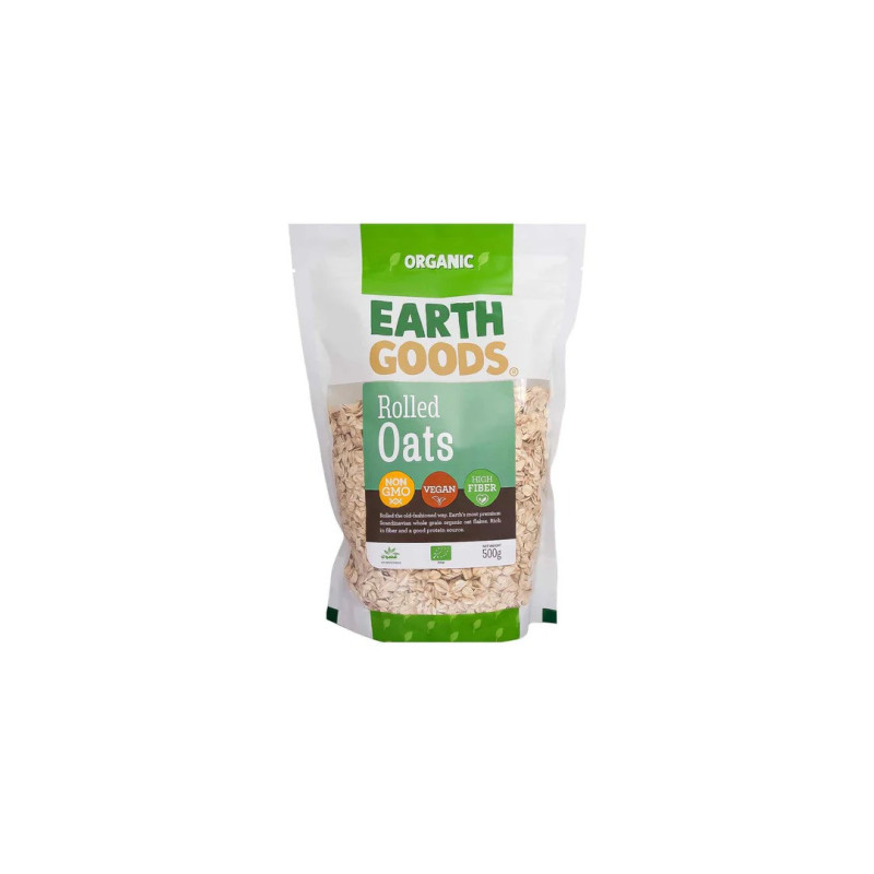 Earth Goods Organic Oat Flakes 500g