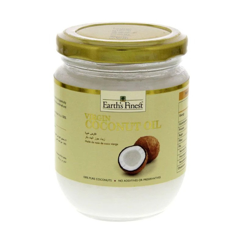 Earths Finest Organic Virgin Coconut Oil, 200 ml