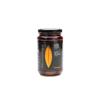 Think Green Organic Kalamata Whole Olives In Brine With Vinegar 370 g