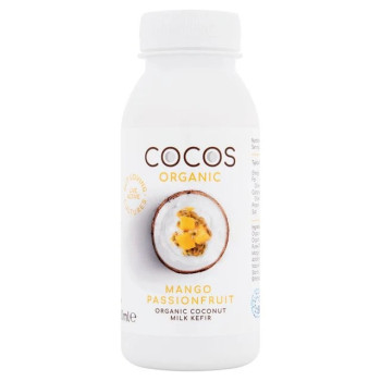 Cocos Organic Mango And Passionfruit Coconut Kefir Drink 200g