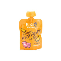EllaS Kitchen Organic Mango Puree For 4 Months Plus Babies 70g