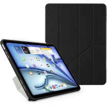 Pipetto Origami No1 For Apple Ipad Air 13 Inch Case, M2 Smart Cover With 5 In 1 Stand, Black