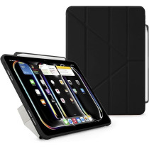 Pipetto Origami No3 Pencil Case For Apple Ipad Pro 11 Inch Case, M4 Smart Cover With 5 In 1 Stand, Black