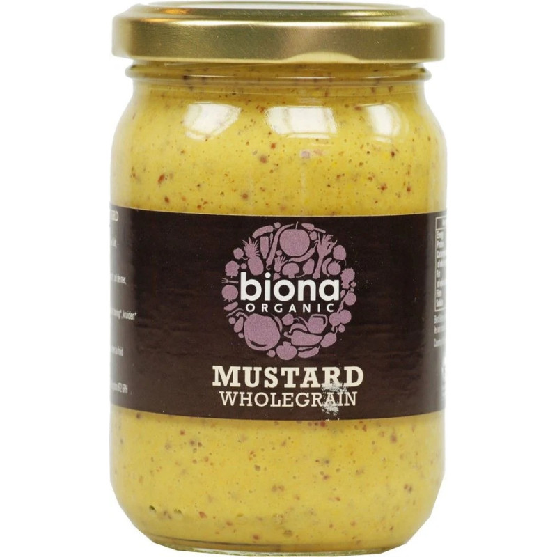 Biona Organic Organic Wholegrain Mustard Paste, 200g