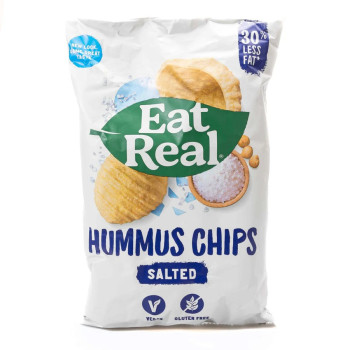 Eatreal Vegan Hummus Chips Seasalt, 135g