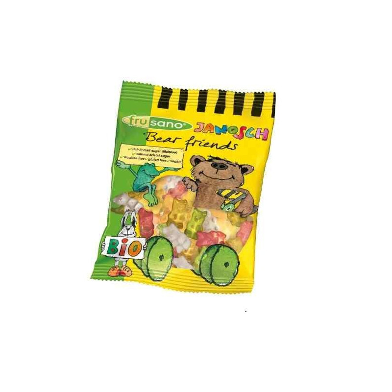 Frusano Organic Vegan Gummy Bears 50g